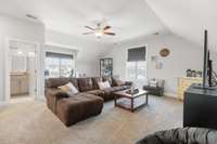 Bonus room with full bath
