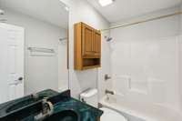 2nd bath has a tub/shower combination.