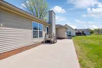 An extended patio for so many uses.