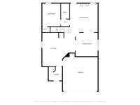 Main level layout.   Floorplan created with an app, mostly accurate but may have some discrepancies.