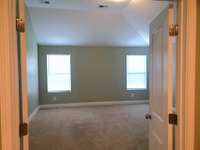 Bonus room, more vaulted ceilings and this one has doors so it can be closed off!