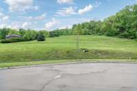 Green space directly across the street