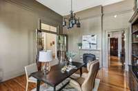 Large Office/Study that leads into Primary Suite