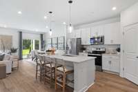 *Photo taken of Model Home. Selections & Colors may vary*