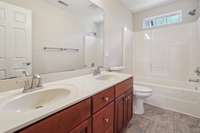 Upstairs hall bath- new faucets