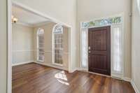 welcoming 2 story Entry