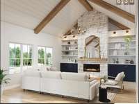 for example only, possible finishes shown