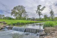 manmade waterfall