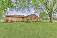 rear of home