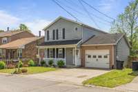 Roomy 2-car garage—perfect for parking, storage, or even a little workshop space