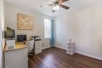 The fourth bedroom offers versatility—use it as a guest room, home office, playroom, or whatever suits your lifestyle.