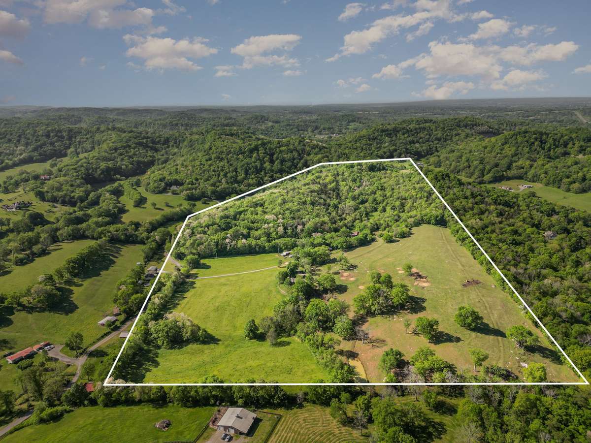 Side view of the 70 acres