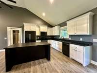 Kitchen with island