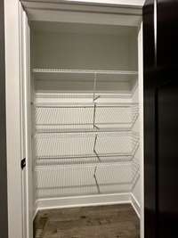 Pantry inside laundry room