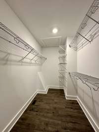 Primary closet