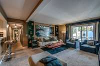 Spacious, bright living area.