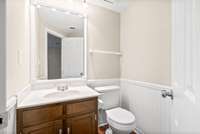 Half Bath on the main level