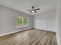 Primary Bedroom with accent wall