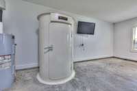 Storm shelter in garage