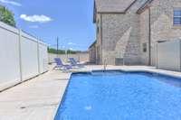 Privacy fence surrounds your back yard