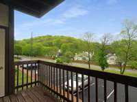 Nice Balcony off the Den with Storage Closet