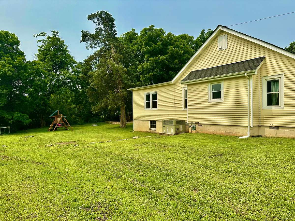 Home features a big yard