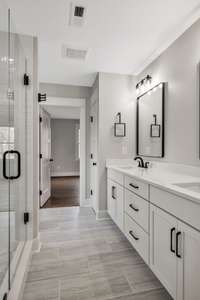 Jack and Jill bathroom