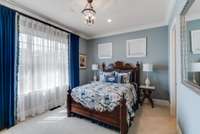 Secondary bedroom downstairs with its own bath
