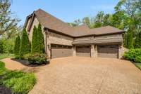 4 Car Garage with expanded driveway