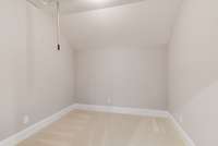 Extra room off bonus, can be used for exercise room, playroom with storage room