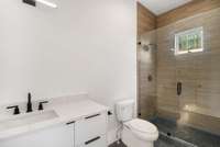 Bedroom 3 en suite bath, mirror to be selected