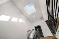 Skylight lets the sunlight fill the stairwell
