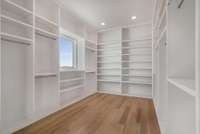Massive primary closet
