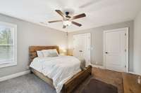 Bedroom 4... Dual Walk-In Closets... That Whole Wall Is A Closet !!!