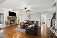 BEAUTIFUL Great Room With Gas Fireplace!