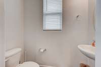 Half bath downstairs!