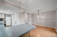 L-Shaped kitchen countertop.