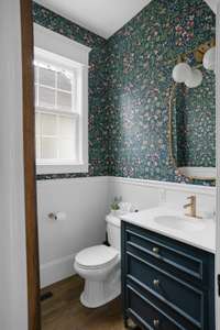 Downstairs half bath