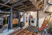 Basement with laundry hookups