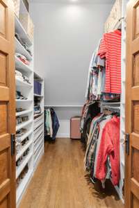 Primary closet