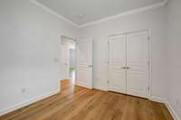 Guest bedroom closet to the right.
