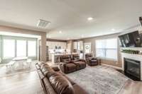 Open concept living on the main level, however, each space is purposeful.