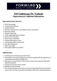 Check out all of the improvements the sellers have made
