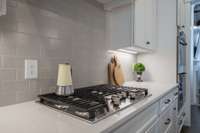 Drop in gas range