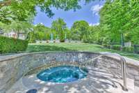 Private hot tub