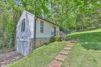 Studio with with full bath built over two full size generators which services both houses