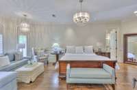 Spacious primary bedroom on the main floor