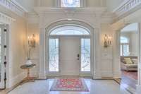 Front entry from the entry foyer