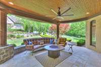 Covered veranda