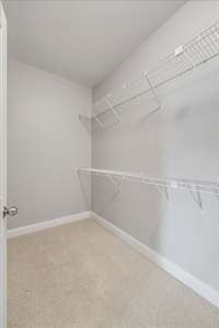 HUGE walk-in closet for all your storage needs.